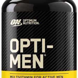 Optimum Nutrition Opti-Men, Vitamin C, Zinc and Vitamin D, E, B12 for Immune Support Mens Daily