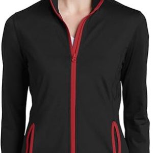 Sport Tek Women's Contrast Full-Zip Jacket