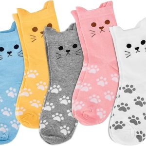 Stocking Stuffers for Women Adults, Christmas Gifts for Women Her Grils Girlfriend Teen Girls Funny Gifts Cat Socks