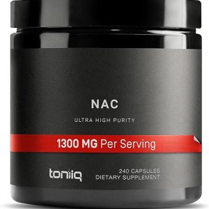 Toniiq 1300mg NAC - 4 Month Supply - Min. 98%+ Tested Purity