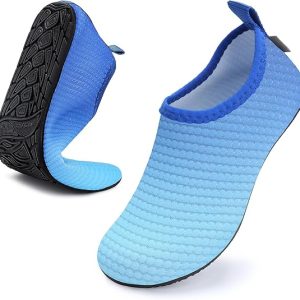 WateLves Womens and Mens Kids Water Shoes Barefoot Quick-Dry Aqua Socks for Beach Swim Surf Yoga Exercise