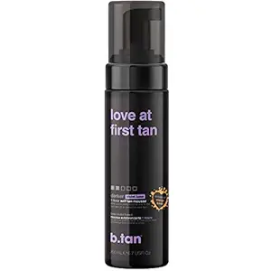 b.tan Violet Self Tanner | Love At First Tan - Fast, 1 Hour Express Sunless Tanning Mousse