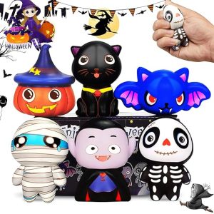 【New】 6 Packs Halloween Squishies Toys, Slow Rising Squishies Toys