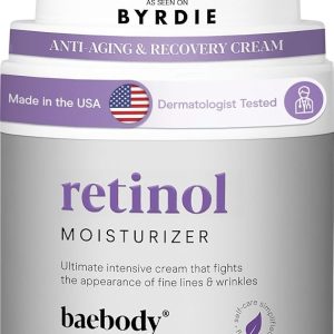 Baebody Made in USA Retinol Cream for Face - Anti Aging Face Cream - Day & Night Anti Wrinkle Cream for Women