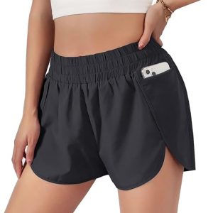 Blooming Jelly Women's Quick-Dry Running Shorts Workout Sport Layer Active Shorts with Pockets 1.75"