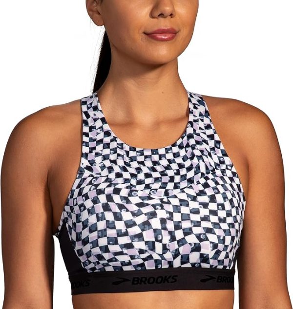 Brooks Women's 3 Pocket Sports Bra for Running, Workouts & Sports