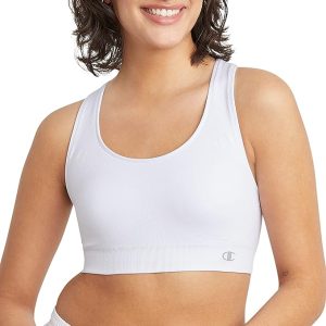 Champion Women's Sports Bra, Infinity Racerback, Moderate Support, Seamless Sports Bra for Women