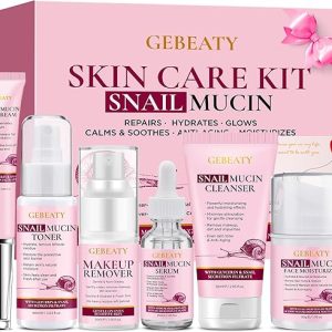 Christmas Gifts for Women,Skin Care Set,Anti-Aging Moisturing Repairing Soothing Snail Mucin Facial Skin Care