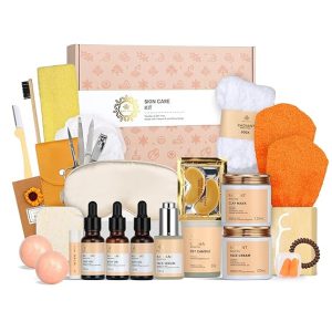 Gifts for Christmas, Skin Care Set for Women - Rosa Acca 28pcs Facial Kit at Home