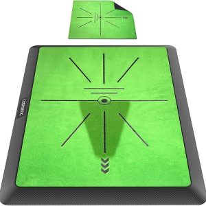 Golf Hitting Mat | Golf Training Mat for Swing Path Feedback/Detection Batting