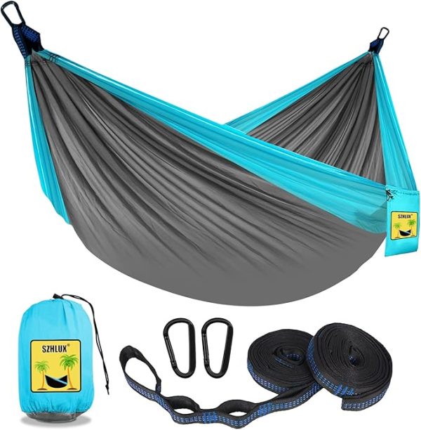 Hammocks with 2 Tree Straps and Attached Carry Bag