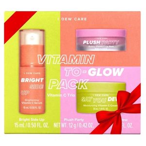 I DEW CARE Korean Skin Care Set Trio - Vitamin To Glow Pack | Travel Size Skincare Gift Set for Teen Girls,