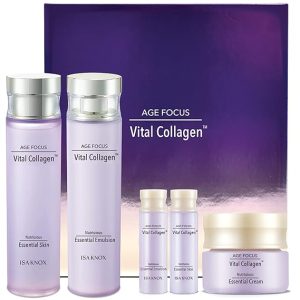 ISA KNOX AGE FOCUS VITAL COLLAGEN SKINCARE GIFT SET - Korean Luxury Premium High-end Skin Toner