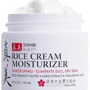 Japanese Skincare Moisturizer for Face - Rice Cream With Rice Ferment + Sake Extract