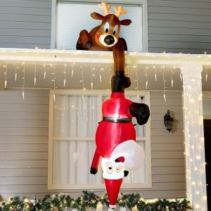 Joiedomi 8 FT Hanging Christmas Inflatables Decoration, Christmas Inflatable