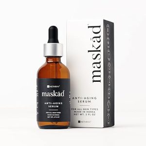 MASKĀD Peptide Bomb Serum with Vitamin C Serum | Extra Large | 2oz | Multi Peptide Growth Factor Skin Care Face Moisturizer