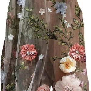 NAMTYQX Women 2024 Summer Fashion Overalls Hippie Jumpsuits Floral Printed Spaghetti