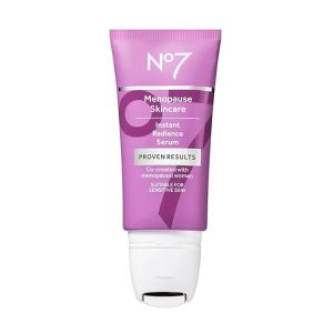 No7 Menopause Skincare Instant Radiance Serum – Hydrating Facial Serum with Hyaluronic Acid