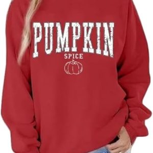 Pumpkin Sweatshirts Women Pumpkin Spice Graphic Tees Thanksgiving Sweatshirt Fall Sweaters Smashing Pullover