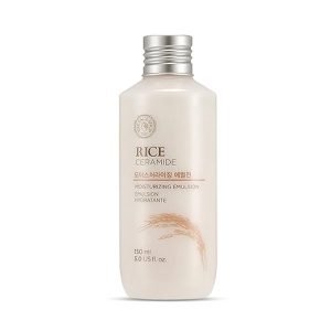 The Face Shop Rice Ceramide Moisturizing Emulsion - Rice Extract - Lightweight Face Moisturizer