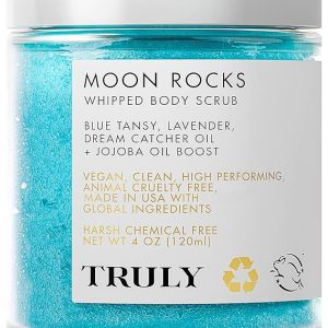 Truly Beauty KP Treatment Moon Rocks Sugar Scrub - Gentle and Fluffy Body Scrubs for Women