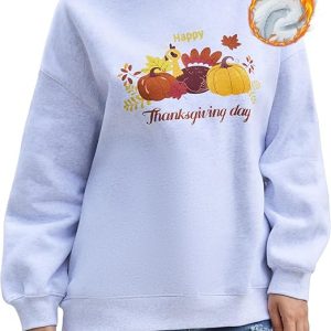 Ugly Christmas Sweatshirt for Women Men Fleece Hoodies Pullover Thanksgiving Outfits Gifts for Mom, Dad