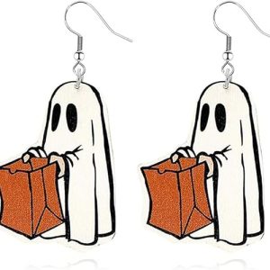 WCRAZYE Halloween Earrings Christmas Dangle Earrings for Women