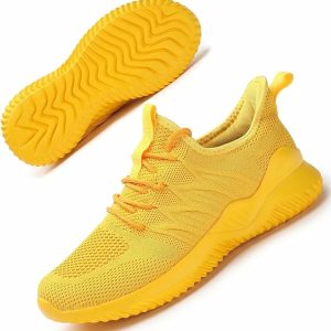 Women's Running Shoes Ladies Slip on Tennis Walking Sneakers Lightweight Breathable Comfort Work Gym Trainers Stylish Shoes