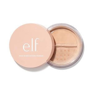 e.l.f. Halo Glow Setting Powder, Silky, Weightless, Blurring, Smooths, Minimizes Pores and Fine Lines