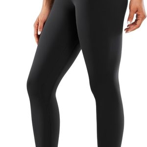 CRZ YOGA Womens Naked Feeling Workout 7/8 Yoga Leggings - 25 Inches High Waist Tight Pants