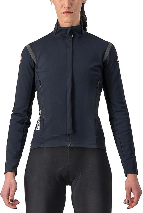 Castelli Women's Perfetto RoS 2 Jacket Windproof, Water-Resistant Breathable Protection for Road and Gravel Biking I Cycling