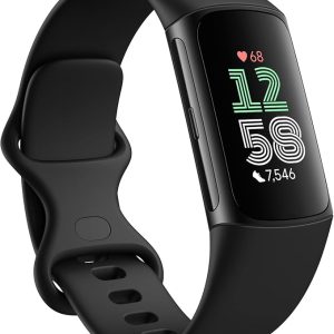 Fitbit Charge 6 Fitness Tracker with Google apps, Heart Rate on Exercise Equipment, 6-Months Premium Membership Included, GPS, Health Tools and More