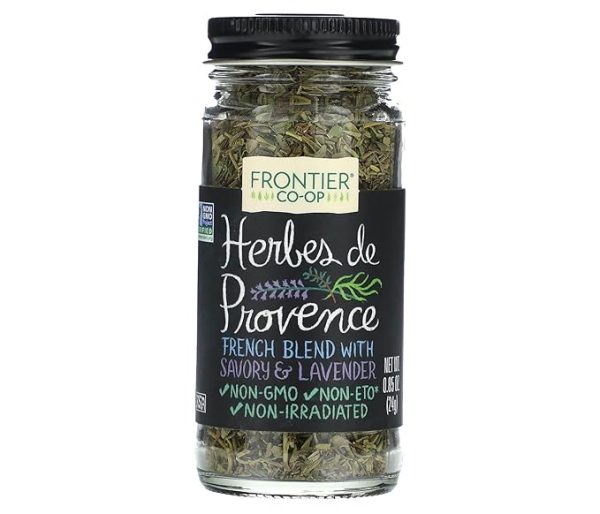 Frontier Co-op Herbes De Provence, 0.85 Ounce, French Blend of Aromatic Savory, Thyme, Rosemary, Basil Tarragon & Lavender