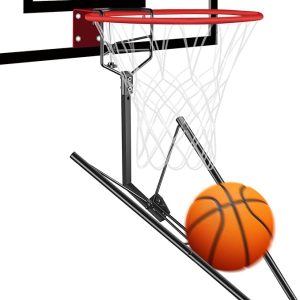 GADFISH Basketball Return Attachment, Heavy Duty Basketball Rebounder Basketball Accessories, Durable Basketball Ball