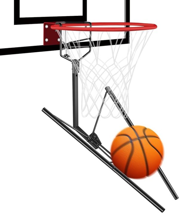 GADFISH Basketball Return Attachment, Heavy Duty Basketball Rebounder Basketball Accessories, Durable Basketball Ball