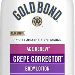 Gold Bond Age Renew Crepe Corrector Body & Face Lotion, Replenishing & Smoothing Formula, 14 oz., Packaging may vary