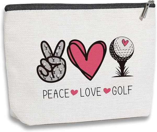 Golf Gifts Inspirational Gifts for Women Golf Lover Gifts for Golfer Golf Gifts for Women Men Him Her Player Coach Makeup Bag