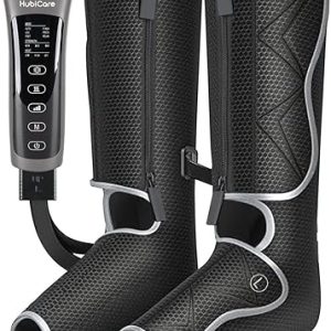 HubiCare FSA/HSA Eligible Leg Air Massager for Circulation and Relaxation Foot and Calf Massage with Heat