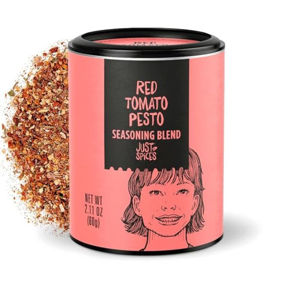 Just Spices Red Tomato Pesto Seasoning Blend, 2.11 OZ | For as much or as little pesto as you need.