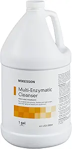 McKesson Multi-Enzymatic Cleanser, for Surgical Instruments, Eucalyptus Spearmint Scent, 1 gal, 1 Count, 1 Pack