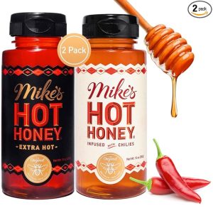 Mike's Hot Honey Original & Extra Hot Combo, America's #1 Brand of Hot Honey, Spicy Honey, All Natural 100% Pure Honey Infused with Chili Peppers