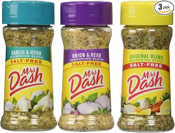 Mrs. Dash Combo All Natural Seasoning Blends 2.5 oz; Original,Onion&Herb,Garlic&Herb by Mrs. Dash