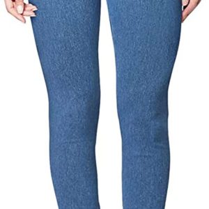 No Nonsense Women’s Classic Denim Leggings, Jeggings for Women with Real Back Pockets, High Waisted Stretch Jeans