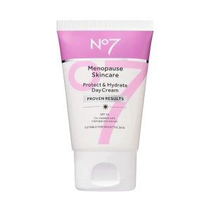 No7 Menopause Skincare Protect & Hydrate Day Cream - SPF 30 Facial Moisturizer with Green Tea + Niacinamide for Smoother & Brighter Skin