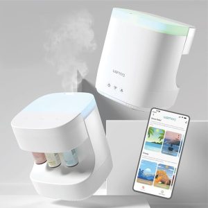 One Home - Smart Natural Wellness Diffuser with 24 Pre-Programmed Recipes, Mood Lighting & Mobile APP for Sleep, Stress Relief, Energy & Immunity Solutions