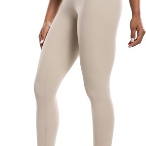 POSHDIVAH Women's Yoga Leggings High Waisted Cloud-Feeling Workout Lounge Pants 25" for Running Athletic Gym