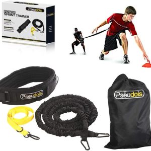 Pseudois Resistance Bungee Band, Running Training Bungee Workout Band, Speed Strength, Basketball and Football Equipment for Improving Strength, Power and Agility