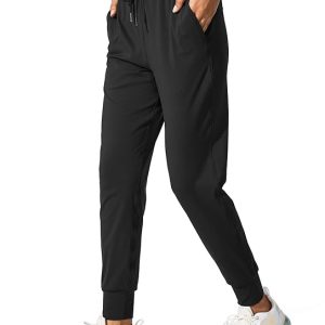 SANTINY Women's Joggers Pants Pockets Drawstring Running Sweatpants for Women Lounge Workout Jogging