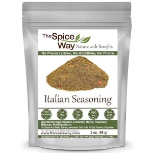 The Spice Way Italian Seasoning - a gourmet spice blend with Italian herbs and spices. Can be used on any Italian dish including pasta, pizza and more 2 oz