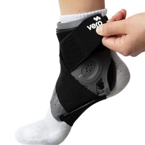 VeroAnkle Dynamic Ankle Brace for Ankle Support due to Sprains and Injury. Provides the Perfect Balance between Support and Mobility while Staying Active